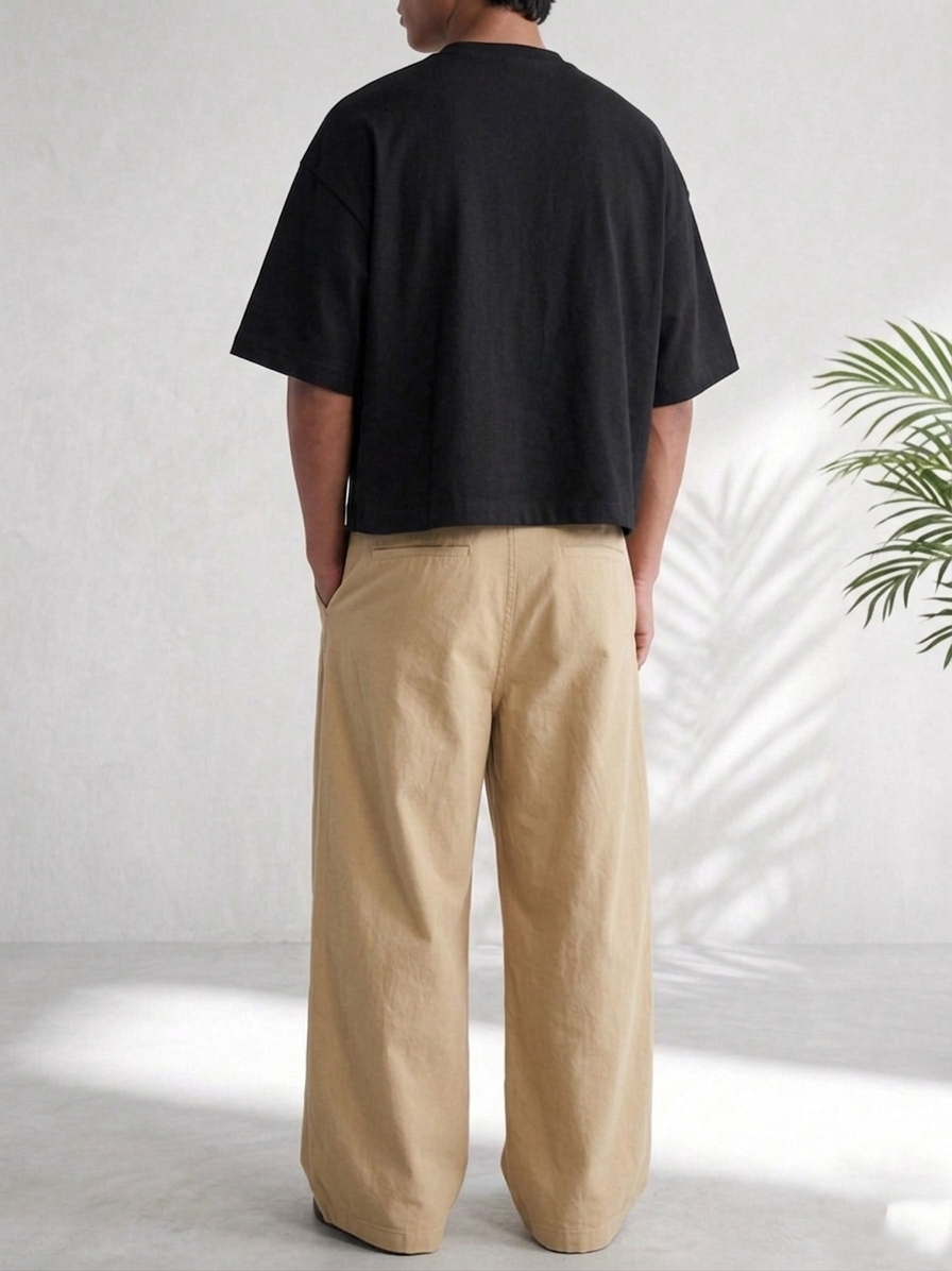 BLACK BOXY FIT T-SHIRT