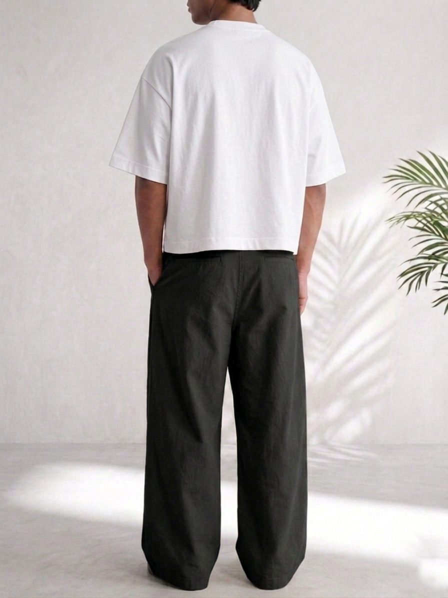 WHITE BOXY FIT T-SHIRT