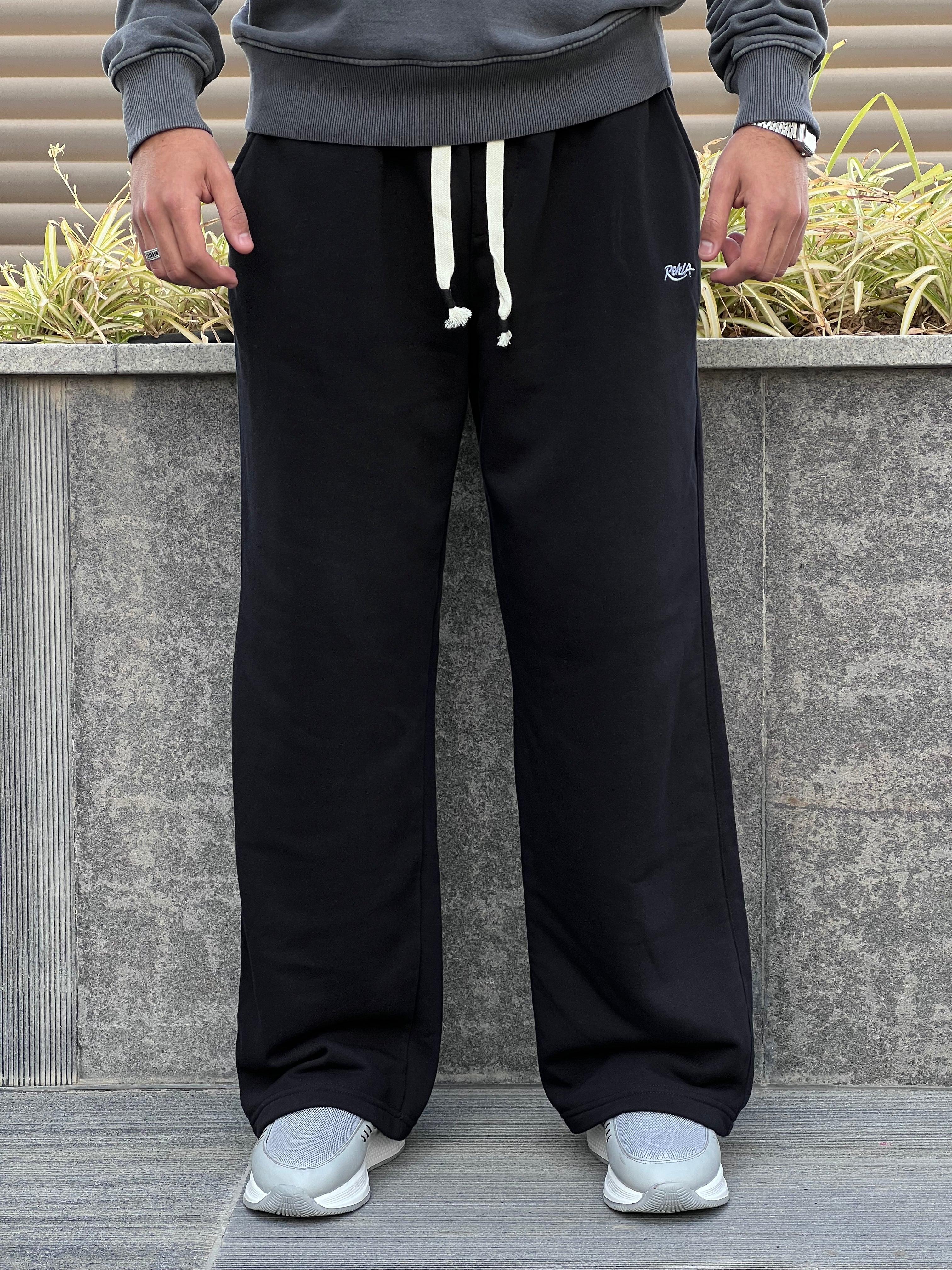 بنطلون ميلتون واسع الساق